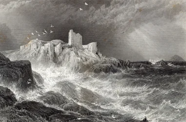 ターンベリー城、S。ブラッドショーによって彫刻され、Cassell und Company Ltdによって印刷されました